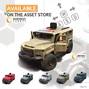 APC Military Police Vehicle  Physics pack controller  available on the asset store square